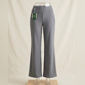 HALARA Gray Flare High-Waist Active Pants